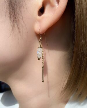 Moonstone earrings