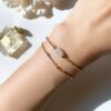 Moonstone malibu double strand bracelet - Image 6