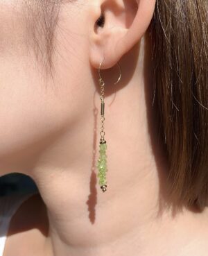 peridot earrings