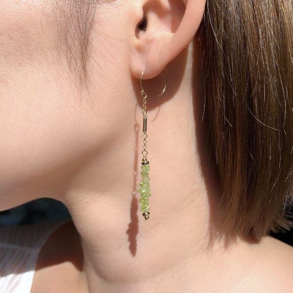 peridot earrings