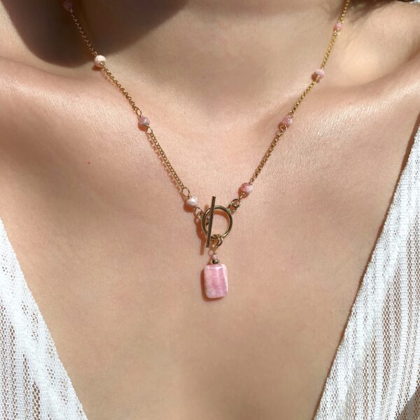 Rhodochrosite necklace