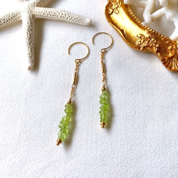 Peridot earrings