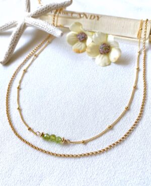 peridot necklace