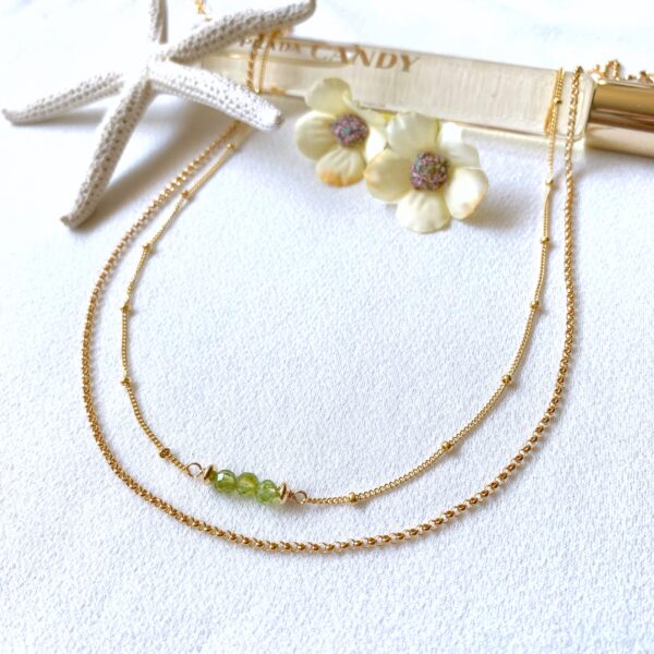 peridot necklace