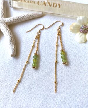 peridot earrings