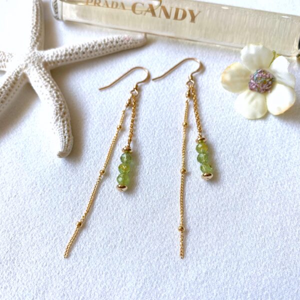 peridot earrings