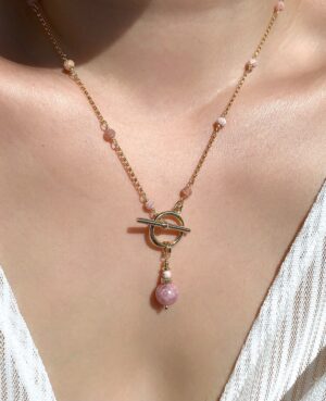 rhodochrosite necklace