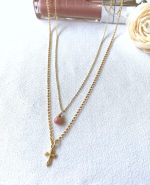 rhodochrosite necklace