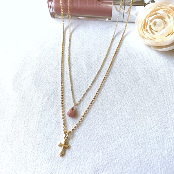 rhodochrosite necklace