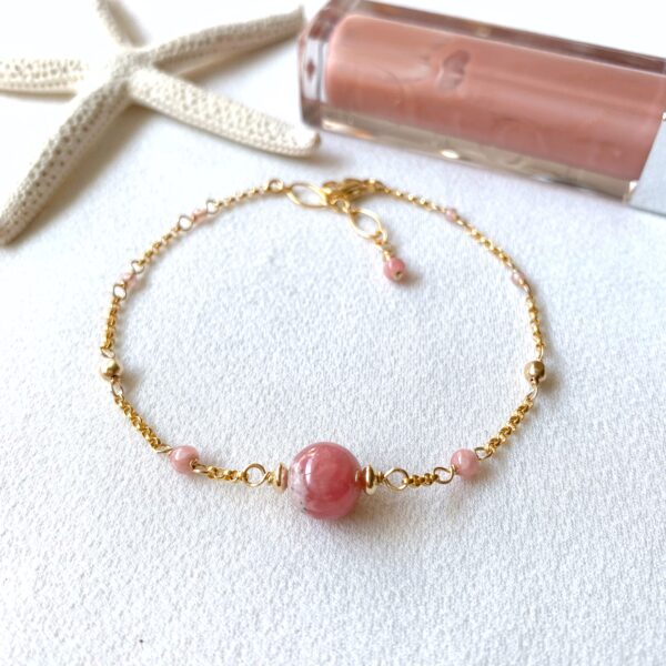 rhodochrosite bracelet