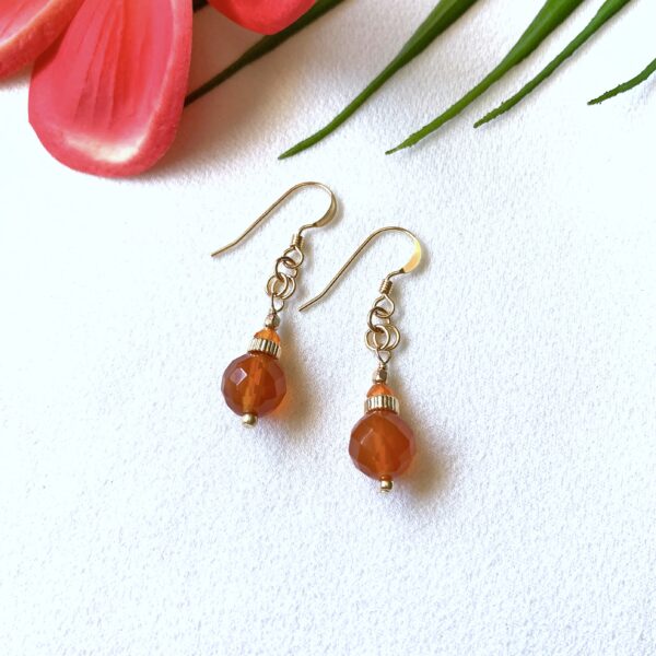 carnelian earrings