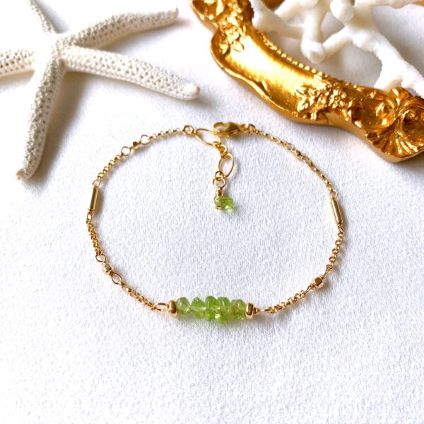 Peridot bracelet