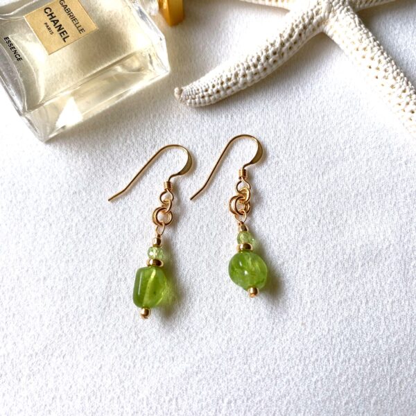 peridot earrings