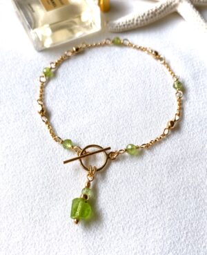 peridot bracelet