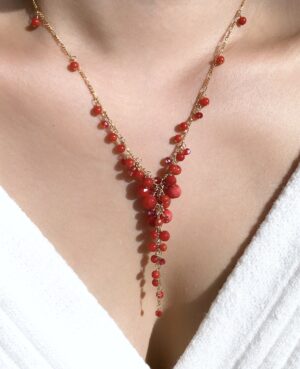 red coral necklace