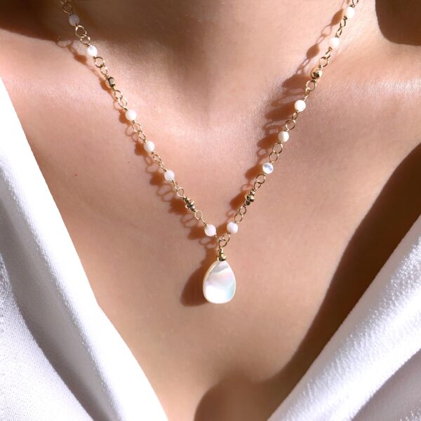 mother of pearl necklace