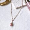 Rhodochrosite Wren necklace - Image 2