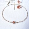 Peach moonstone Mikoto necklace - Image 2