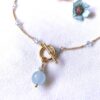 Aquamarine Aiai toggle necklace - Image 4