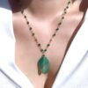 Green onyx Wren classic necklace - Image 4