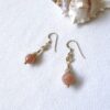 Peach moonstone Konane earrings - Image 3